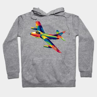 Hawker Hunter Flying Bird Hoodie